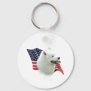 Llavero Bandera de Samoyed