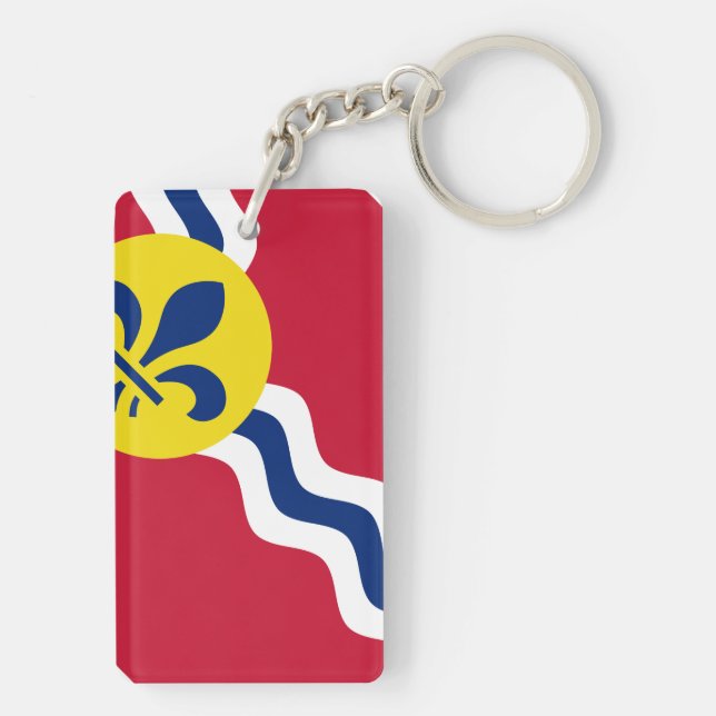Llavero Bandera de San Luis, Misuri (Atrás)