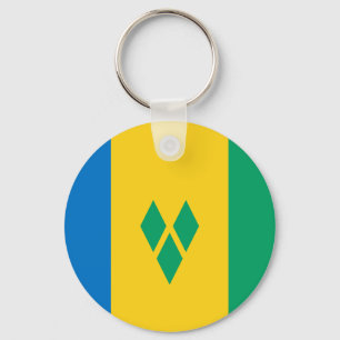 Llavero Bandera de San Vicente y las Granadinas
