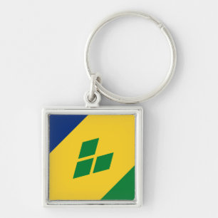 Llavero Bandera de San Vicente y las Granadinas
