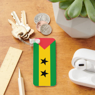 Llavero Bandera de Santo Tomé y Príncipe