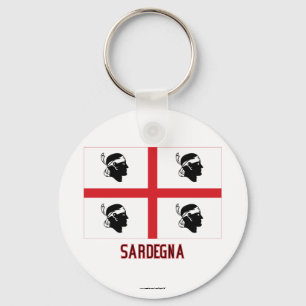 Llavero Bandera de Sardegna con nombre