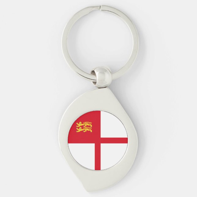 Llavero Bandera de Sark (Anverso)