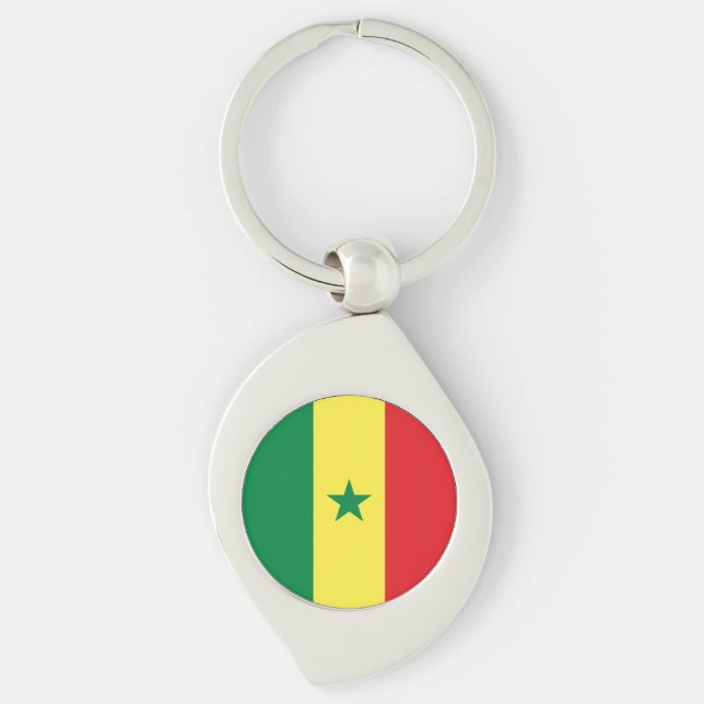 Llavero Bandera de Senegal (Anverso)