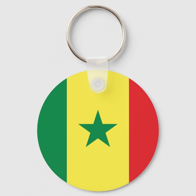Llavero Bandera de Senegal (Anverso)