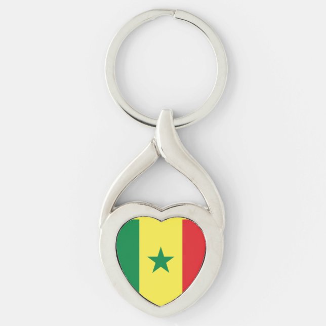 Llavero Bandera de Senegal (Anverso)