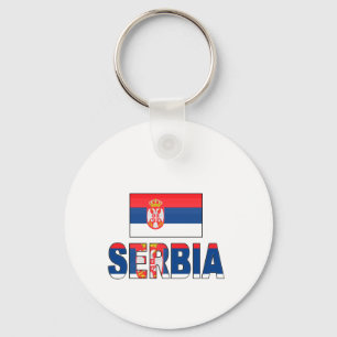 Llavero Bandera de Serbia