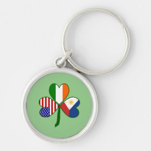 Llavero Bandera de Shamrock filipina