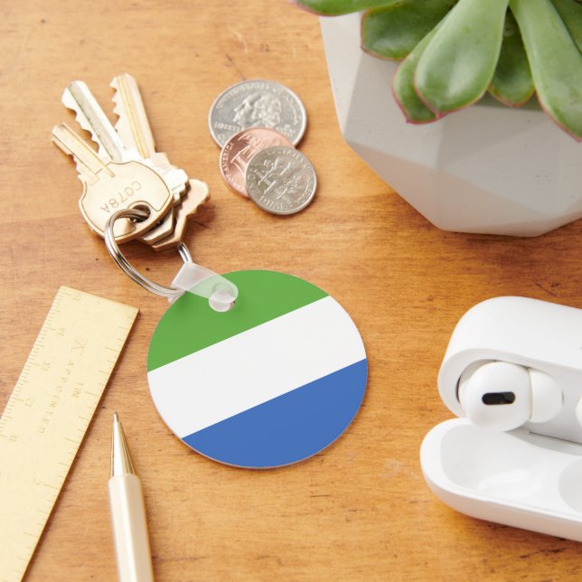 Llavero Bandera de Sierra Leona (Escritorio )