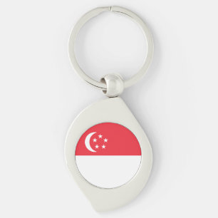 Llavero Bandera de Singapur