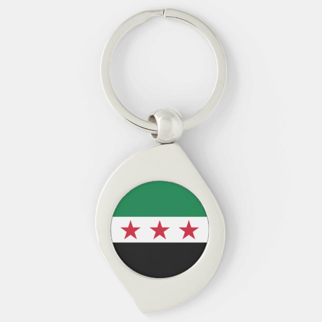Llavero Bandera de Siria (Anverso)