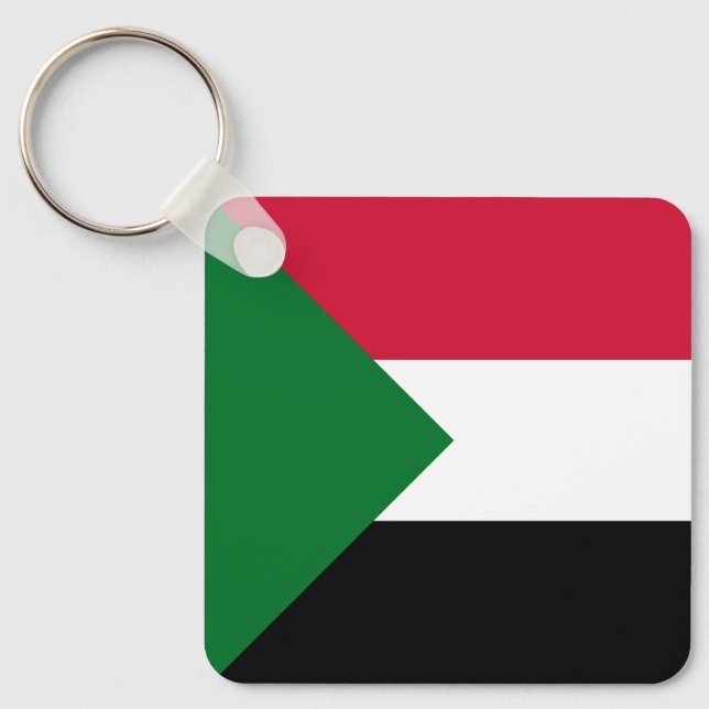 Llavero Bandera de Sudán (Anverso)