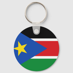 Llavero bandera de sudán del sur