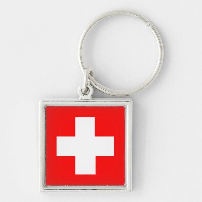 Llavero Bandera de Suiza (Frente)