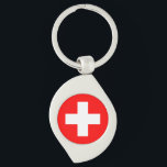 Llavero Bandera de Suiza<br><div class="desc">Bandera de Suiza</div>