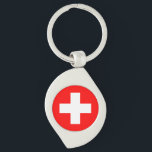 Llavero Bandera de Suiza<br><div class="desc">Bandera de Suiza</div>