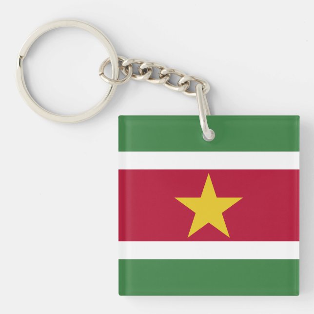 Llavero Bandera de Surinam (Frente)