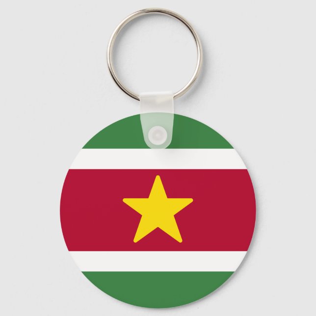 Llavero Bandera de Surinam (Anverso)