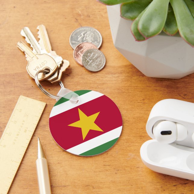 Llavero Bandera de Surinam (Escritorio )