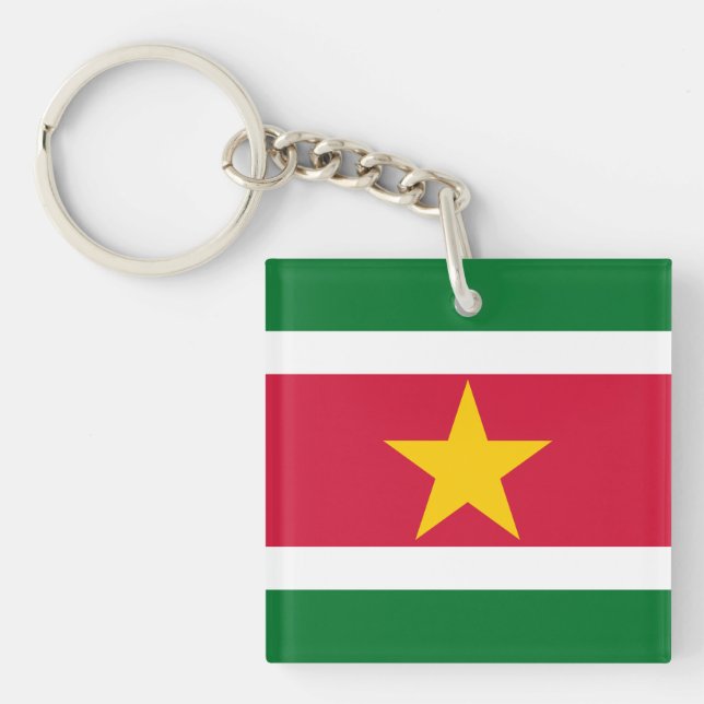 Llavero Bandera de Surinam (Frente)
