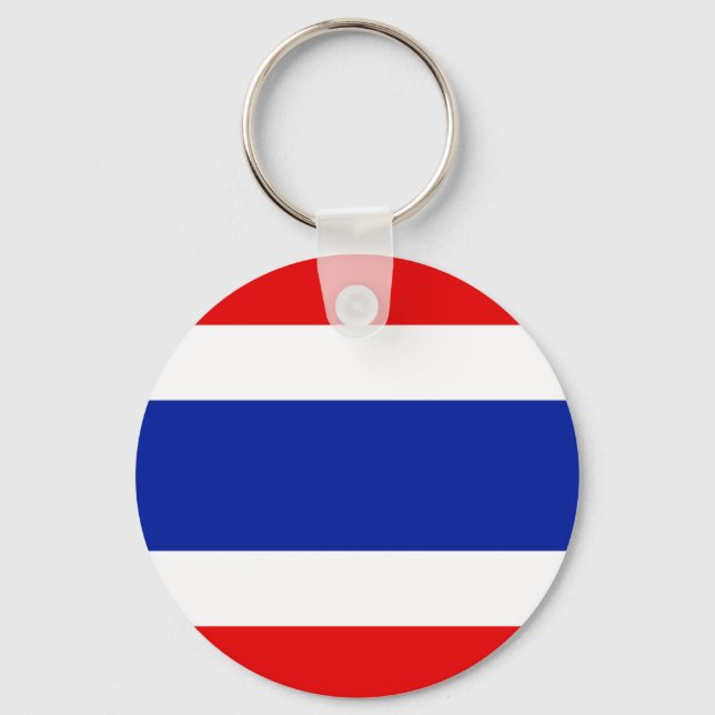 Llavero Bandera de Tailandia (Anverso)