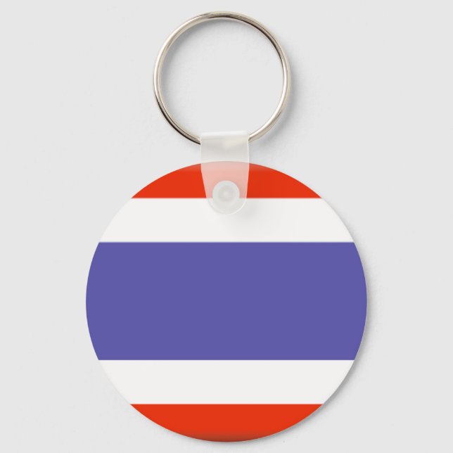 Llavero Bandera de Tailandia (Anverso)