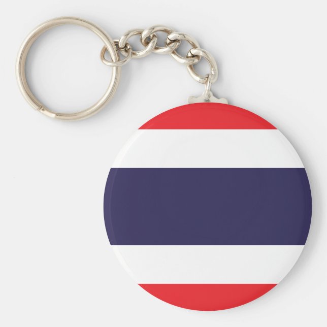 Llavero Bandera de Tailandia (Frente)