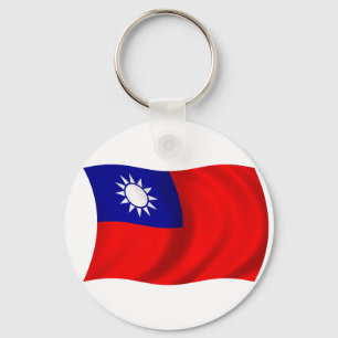 Llavero Bandera de Taiwán