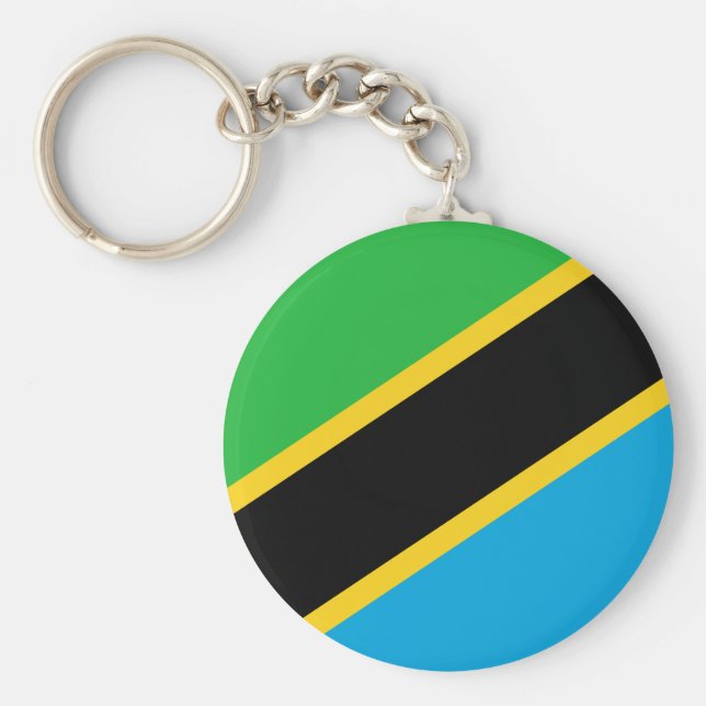 Llavero Bandera de Tanzania (Frente)