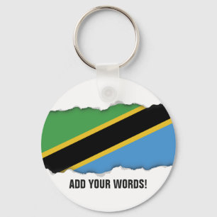 Llavero Bandera de Tanzania