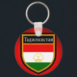 Llavero Bandera de Tayikistán<br><div class="desc">Bandera de Tayikistán</div>