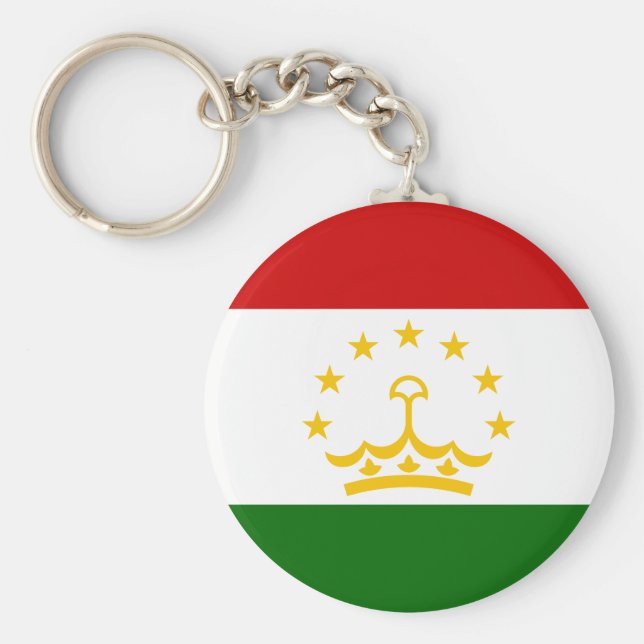 Llavero Bandera de Tayikistán (Frente)