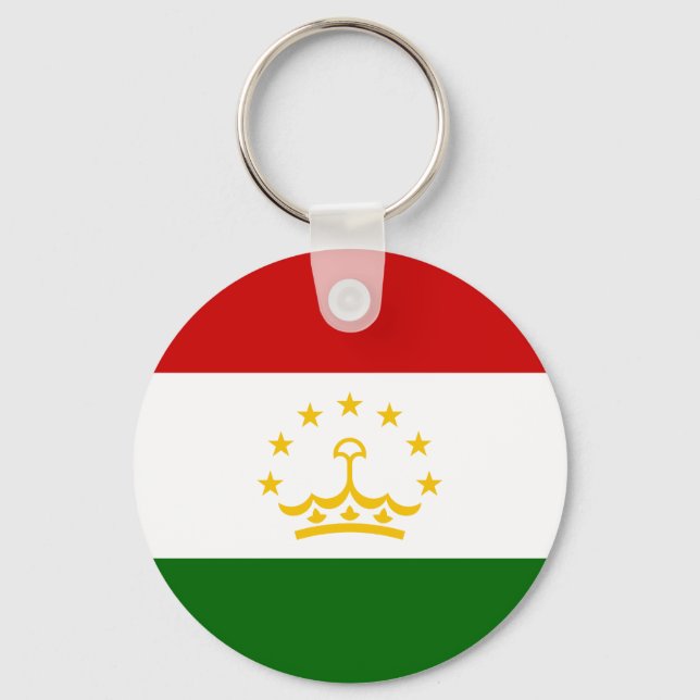 Llavero Bandera de Tayikistán (Anverso)