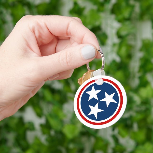 Llavero Bandera de Tennessee (Mano)