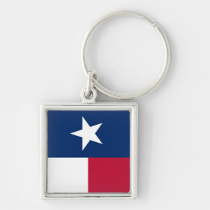 Llavero Bandera de Texas (vertical)
