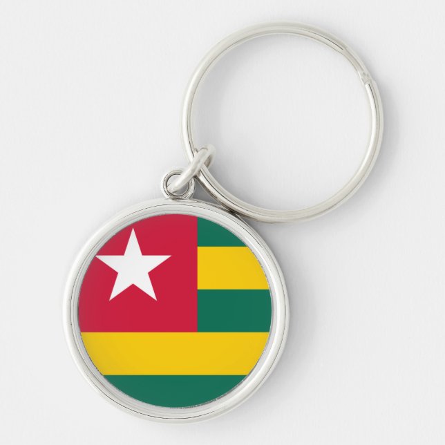 Llavero Bandera de Togo (Frente)