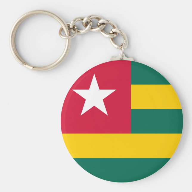 Llavero Bandera de Togo (Frente)
