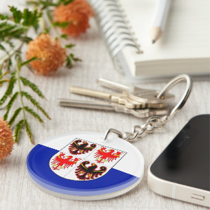 Llavero Bandera de Trentino-Alto Adige (Italia)