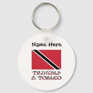 Llavero Bandera de Trinidad Trinidad y Tobago Personalizad