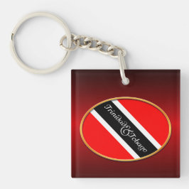Llavero Bandera de Trinidad y Tobago