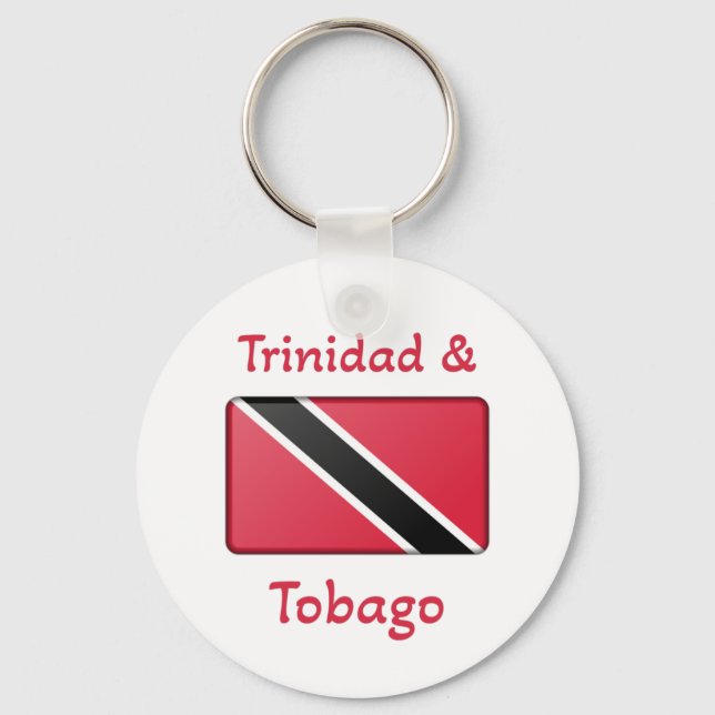 Llavero Bandera de Trinidad y Tobago (Anverso)