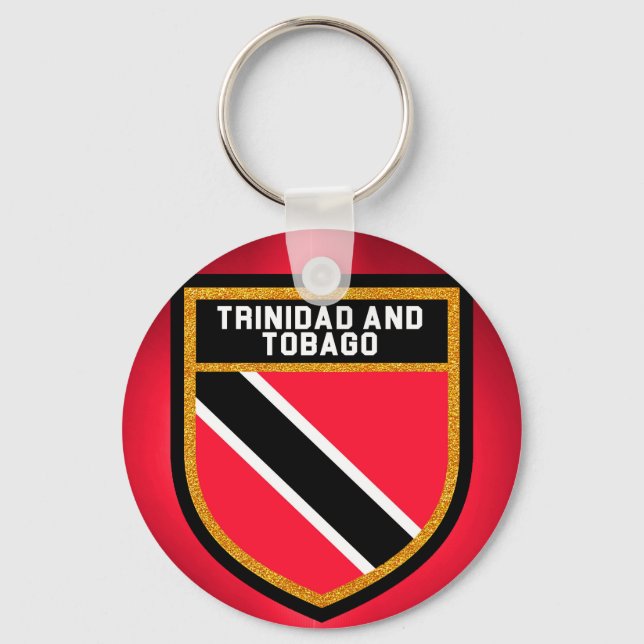 Llavero Bandera De Trinidad Y Tobago (Anverso)