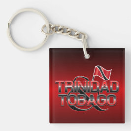 Llavero Bandera de Trinidad y Tobago