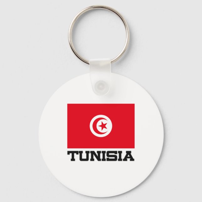 Llavero Bandera de Túnez (Anverso)