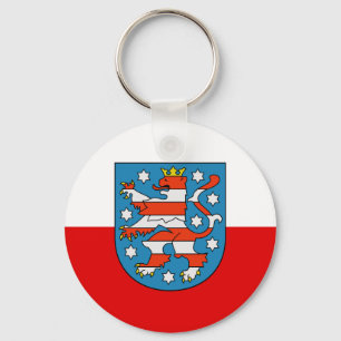 Llavero Bandera de Turingia Keychain