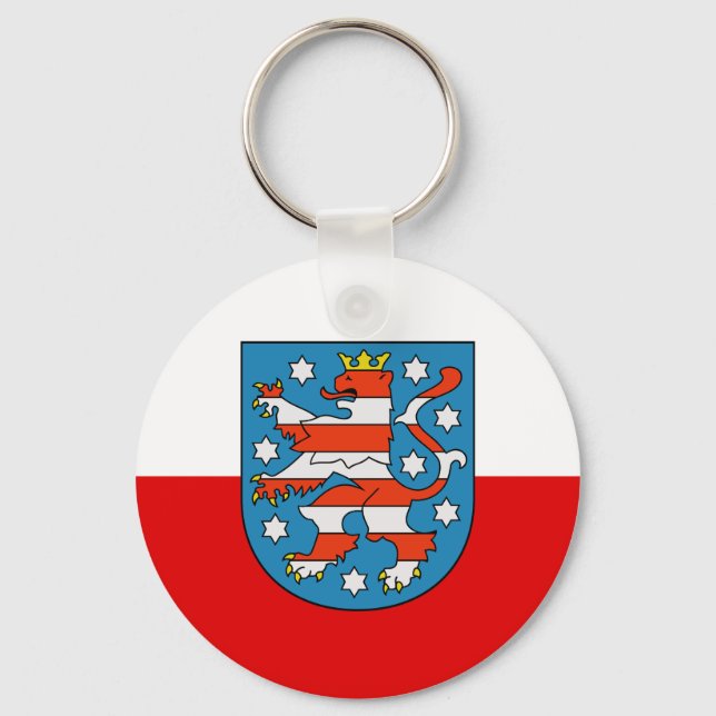 Llavero Bandera de Turingia Keychain (Anverso)