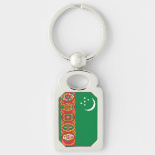 Llavero Bandera de Turkmenistán