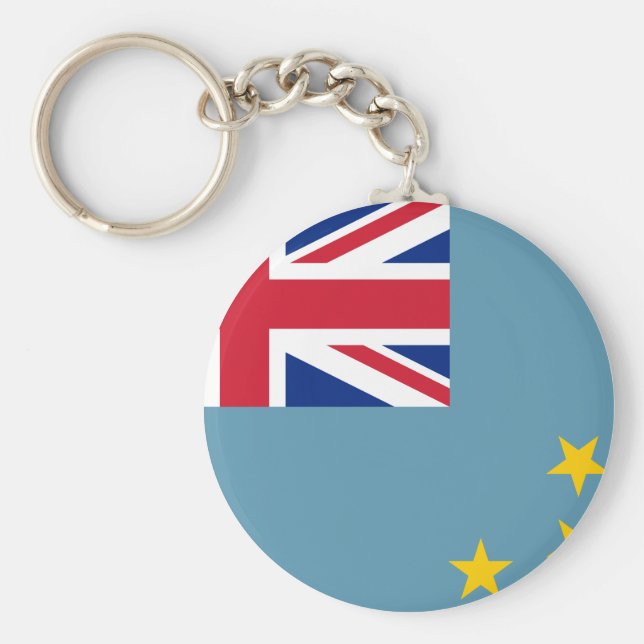 Llavero Bandera de Tuvalu (Tuvaluan) (Frente)