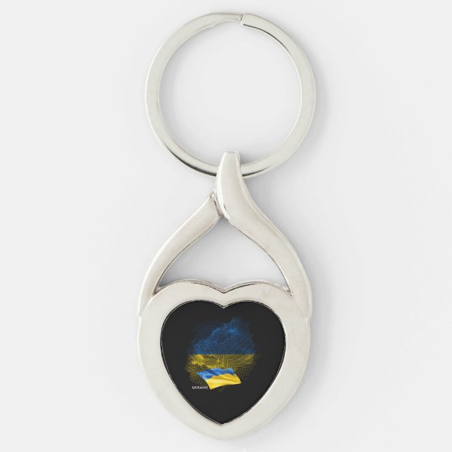 Llavero bandera de Ucrania (Anverso)