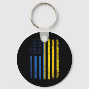 Llavero Bandera de Ucrania 4 de julio Usa bandera ucranian